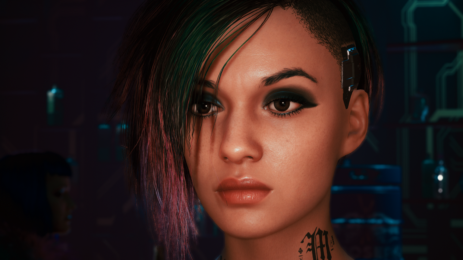 Cyberpunk hairstyles mods фото 43
